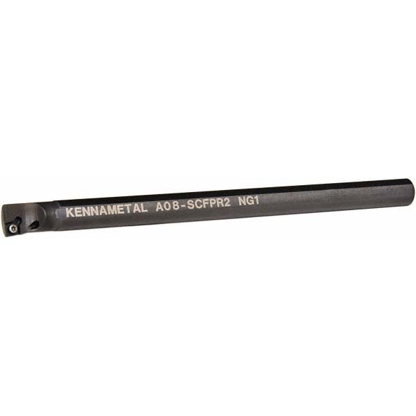 Kyocera Indexable Boring Bar: A08RSCLCR2, 15.24 mm Min Bore, Right Hand, Steel - OTM87671