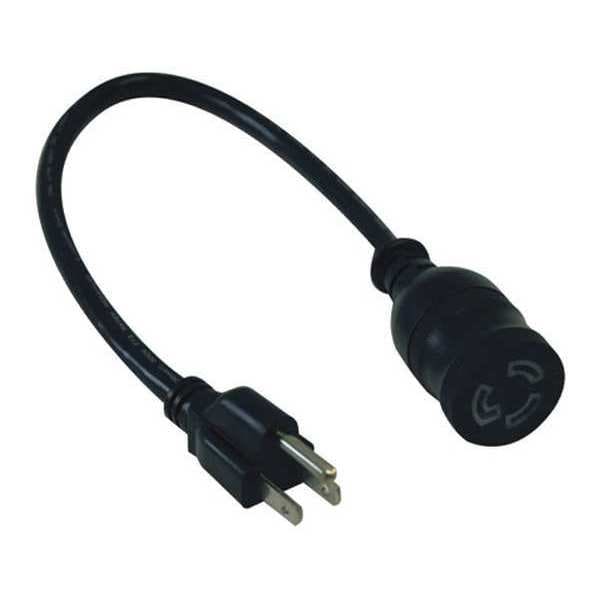 Tripp Lite Power Cord, HD, 5-15P-L5-15R, 15A, 14AWG, 1ft - P023-001