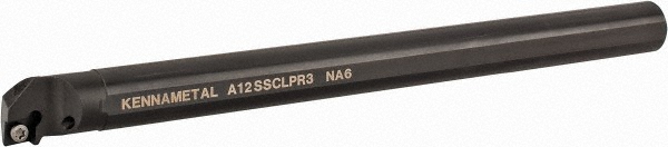Iscar Indexable Boring Bar: E-SCLCR 5-2, 0.3930" Min Bore, Right Hand, -5 deg Lead - 3601946