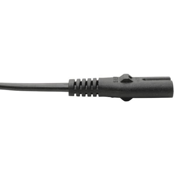 Tripp Lite Power Cord, 1-15P to C7, 10A, 18AWG, 6ft - P012-006