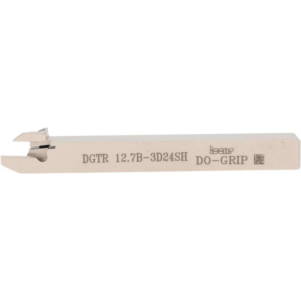 Iscar Indexable Grooving-Cutoff Toolholder: DGTR/L 12.7B3D24SH, 0.118 to 1/8" Groove Width, Right Hand - 2301533
