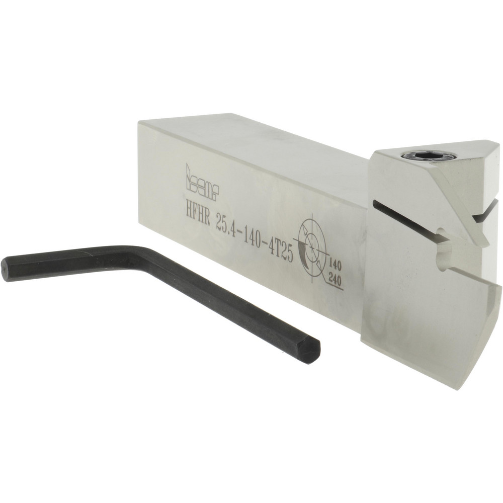 Iscar Indexable Grooving Toolholder: HFHR 25.4-140-4T25, External, Right Hand, 9.45" Max Workpiece Dia - 2500211