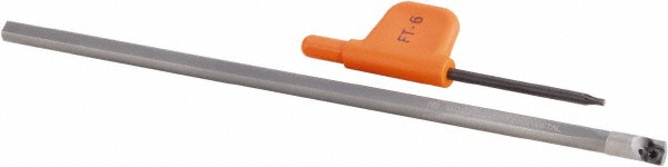 Kennametal Indexable Boring Bar: A06XSCLDLS4, 6.91 mm Min Bore, Left Hand, 6.00 mm Shank Dia, -5 deg Lead, Steel - 1288892