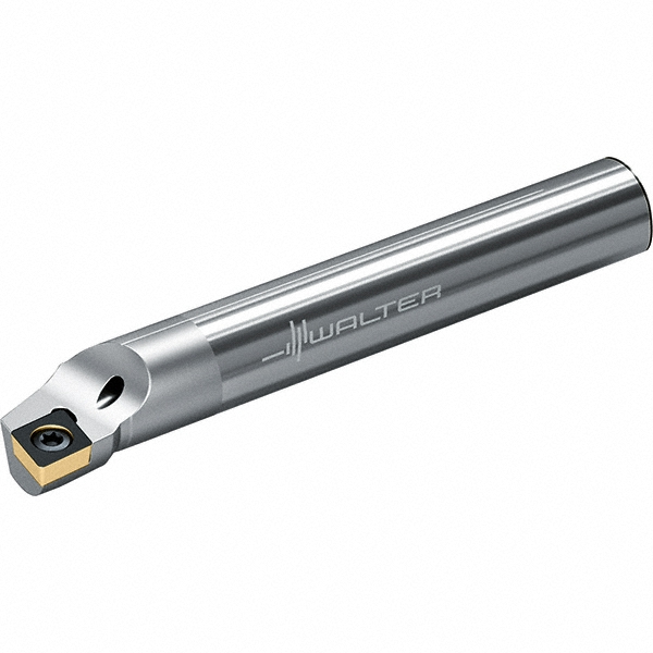 Walter Indexable Boring Bar: E08K-SCLCR06-R, 10.00 mm Min Bore, 8.00 mm Shank Dia, 0 deg Lead, Solid Carbide - 5673696