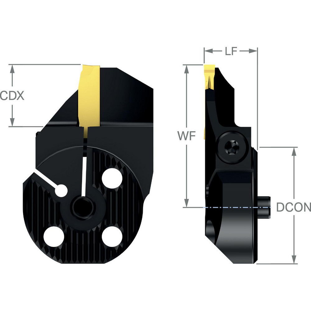 Sandvik Coromant Modular Grooving Cutting Unit Heads: 32, 0.7087, 18.00, 1.6181 - 8359193