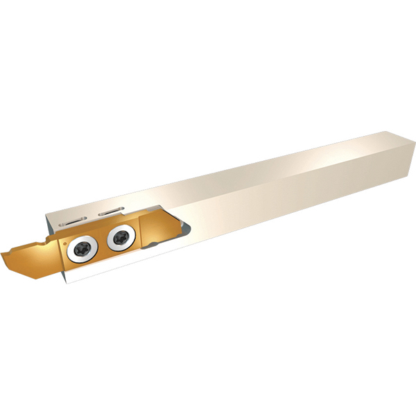 Iscar Indexable Grooving-Cutoff Toolholder: SCHR 12-41BF, 1 to 3 mm Groove Width, 11 mm Max Depth of Cut, Right Hand - 3310167