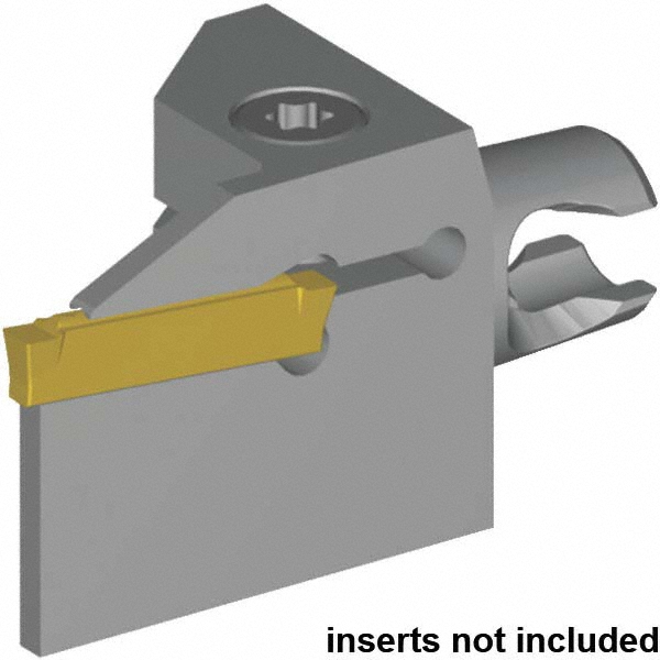 Kennametal Modular Grooving Head: Right Hand, Cutting Head, System Size KM16, Uses A4S Inserts - 3377202