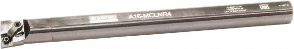 Sumitomo Indexable Boring Bar: A12SCFPR3, 0.9300" Min Bore, Right Hand, 10 deg Lead, Steel - U101905