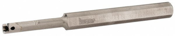 Iscar Indexable Boring Bar: MGUHR 06-04L10, 4.00 mm Min Bore, Right Hand, 6.00 mm Shank Dia, Solid Carbide - 2801022