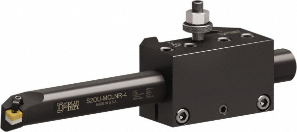 Dorian Tool Indexable Boring Bar: E10M-STUCR-2, 0.7500" Min Bore, Right Hand, 3 deg Lead - 73310159775