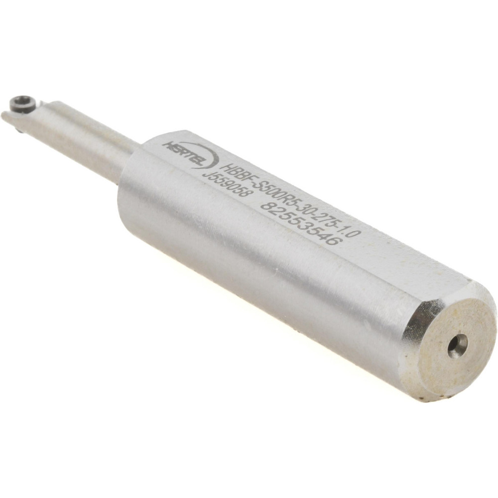 Hertel Indexable Boring Bar: HBBF-S500R5-30-275-1.0, 0.2750" Min Bore, Right Hand, Steel - H59869107