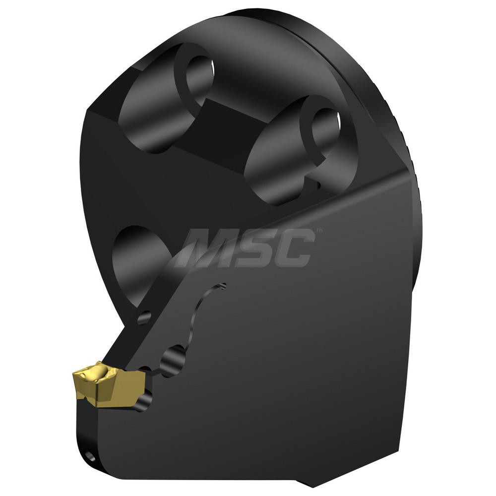 Sandvik Coromant Modular Grooving Head: Right Hand, Cutting Head, System Size 40, Uses QFU Size K Inserts - 7582659