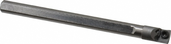 Kennametal Indexable Boring Bar: A03XSCLDR12A, 0.2080" Min Bore, Right Hand, 5 deg Lead, Steel - 1289024