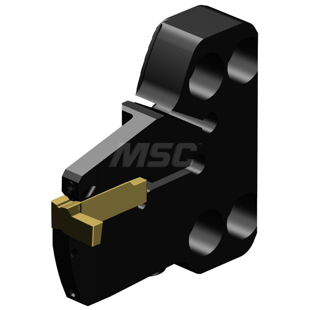 Sandvik Coromant Modular Grooving Head: Left Hand, Cutting Head, System Size 70, Uses RG123 Size LX Inserts - 6358883