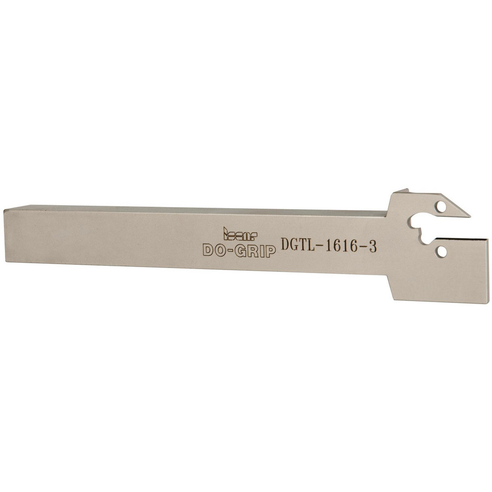 Iscar Indexable Grooving-Cutoff Toolholder: DGTL 25.4-5, 0.189 to 0.197" Groove Width, 1-1/2" Max Depth of Cut, Left Hand - 2301375