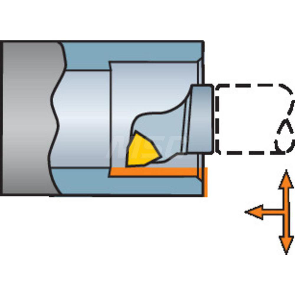 Sandvik Coromant Modular Turning & Profiling Head: Size 40, 36 mm Head Length, Left Hand - 5764364
