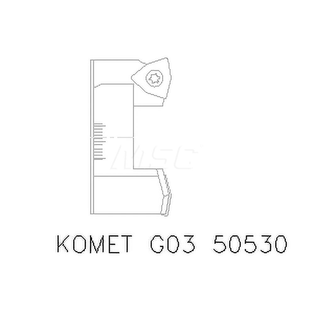 Sandvik Coromant Indexable Boring Cartridge: Right Hand, 1.9291" Min Dia - 5759648