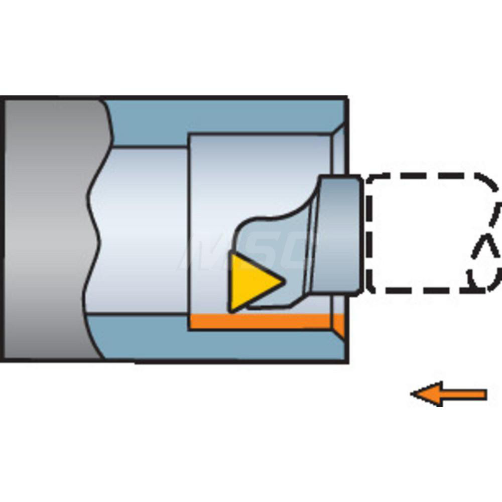 Sandvik Coromant Modular Turning & Profiling Head: Size 25, 20 mm Head Length, Internal, Right Hand - 5764424