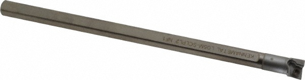 Kennametal Indexable Boring Bar: L10MSCLPR06, 13.00 mm Min Bore, Right Hand, 10.00 mm Shank Dia, -5 deg Lead, Heavy Metal - 3331107