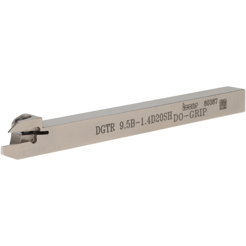 Iscar Indexable Grooving-Cutoff Toolholder: DGTL 12.7B-1.4D30, 0.055 to 0.055" Groove Width, 0.591" Max Depth of Cut, Left Hand - 2301418