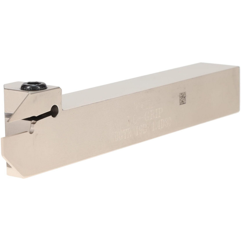 Iscar Indexable Grooving-Cutoff Toolholder: DGTL 12.7B-1.4D30, 0.055 to 0.055" Groove Width, 0.591" Max Depth of Cut, Left Hand - 2301418