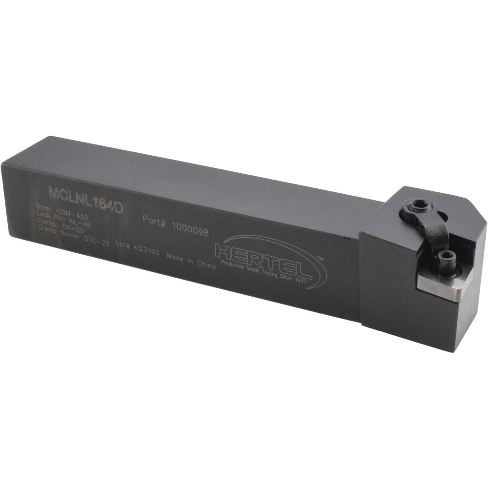 Hertel Indexable Turning Toolholder: MCLNL103A 5/8" SHANK, Clamp & Screw - 1000095