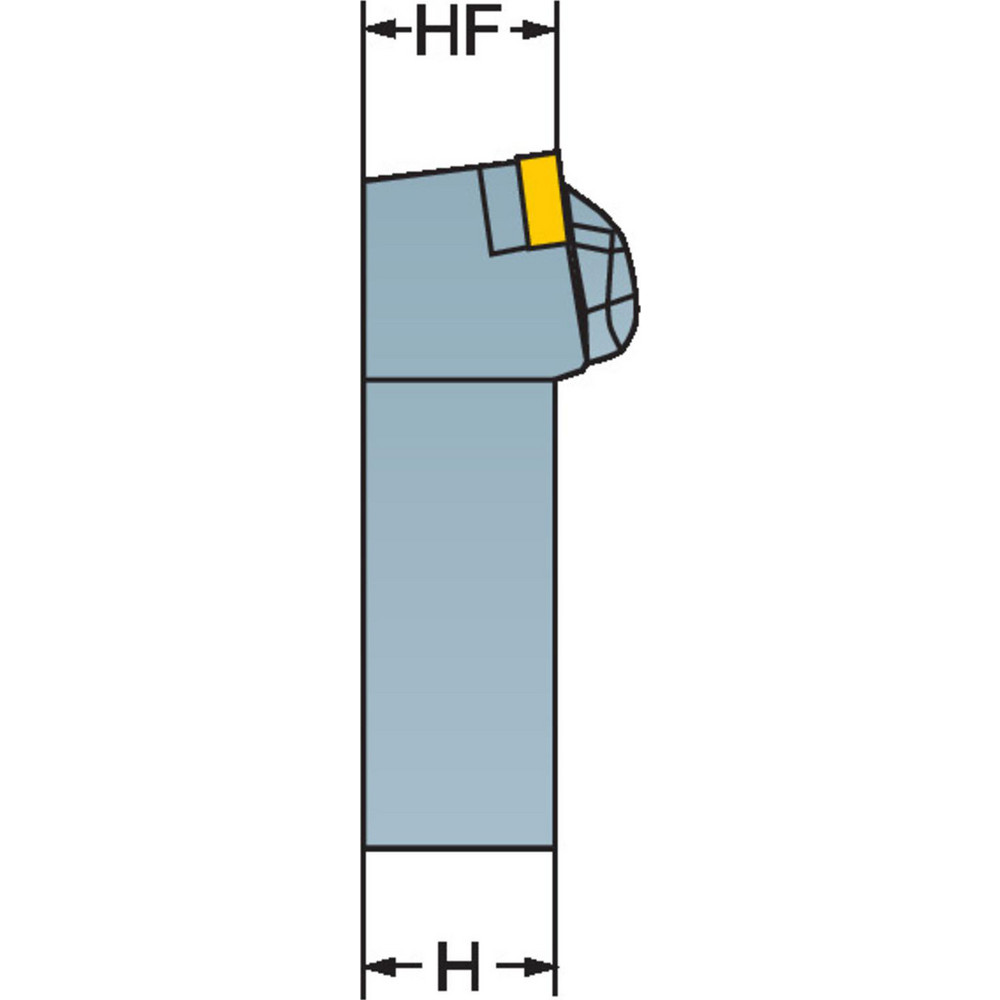 Sandvik Coromant Indexable Turning Toolholder: DCLNR2020K12, Wedge - 5731628