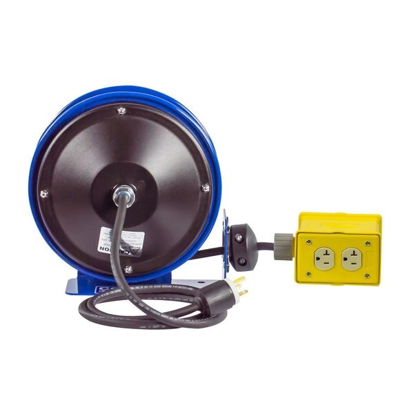 Coxreels 30 ft. 12/3 Extension Cord Reel 20 Amps 4 Outlets 120VAC Voltage - PC10-3012-B