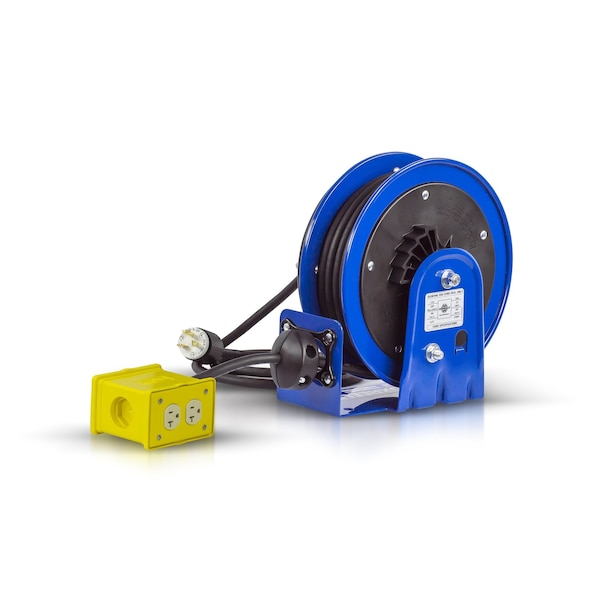 Coxreels 30 ft. 12/3 Extension Cord Reel 20 Amps 4 Outlets 120VAC Voltage - PC10-3012-B