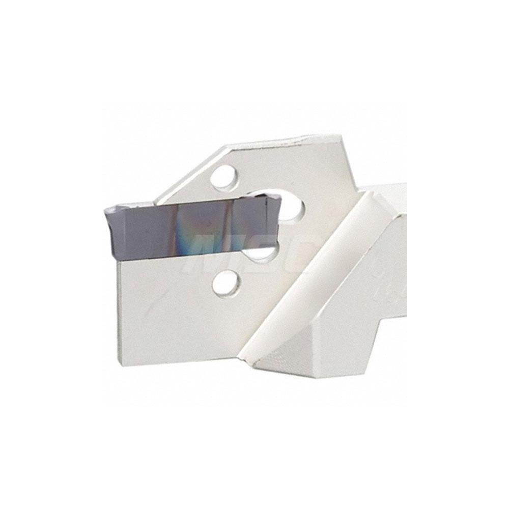 Iscar Indexable Grooving-Cutoff Toolholder: DGTR 12.7-3, 0.118 to 1/8" Groove Width, 0.69" Max Depth of Cut, Right Hand - 2301284