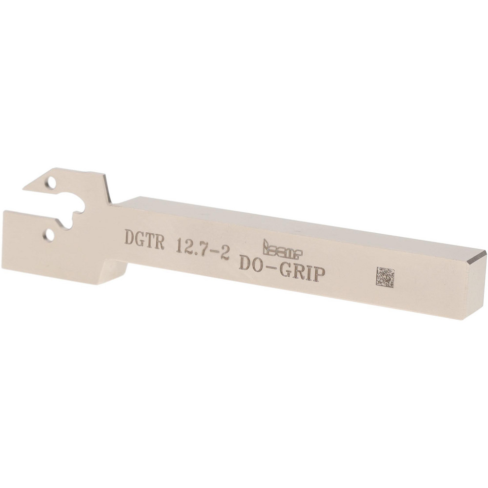 Iscar Indexable Grooving-Cutoff Toolholder: DGTR 12.7-3, 0.118 to 1/8" Groove Width, 0.69" Max Depth of Cut, Right Hand - 2301284