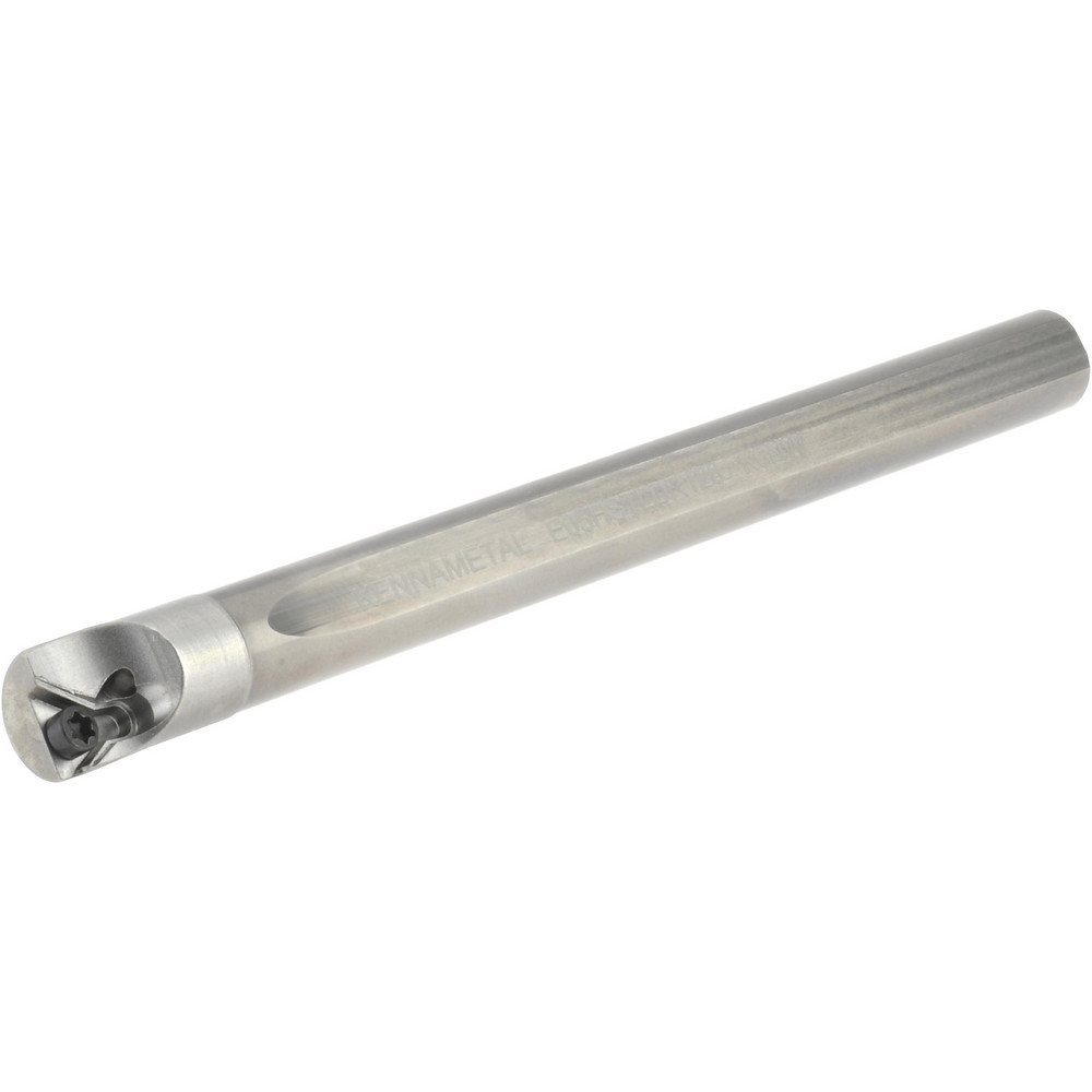 Kennametal Indexable Boring Bar: E05HSTLDR128, 0.3600" Min Bore, Right Hand, 5 deg Lead, Solid Carbide (Shank) & Steel (Head) - 1270970