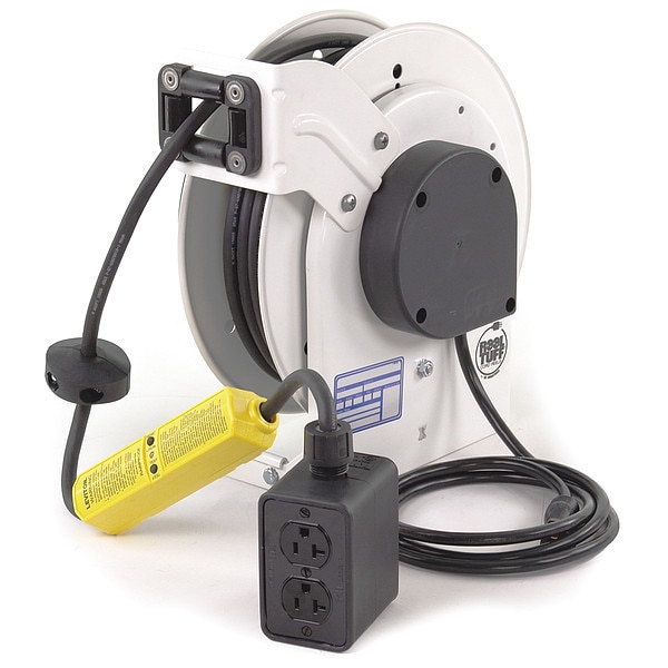 Kh Industries 50 ft. 12/3 Retractable Cord Reel 20 Amps - RTAG3LW-WDD520-J12K