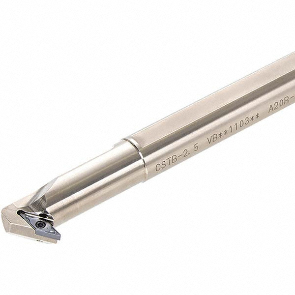Tungaloy Indexable Boring Bar: A16Q-SVZBR11-D200, 20.00 mm Min Bore, Right Hand, 16.00 mm Shank Dia, 93 deg Lead, Steel (Shank) - 6849601