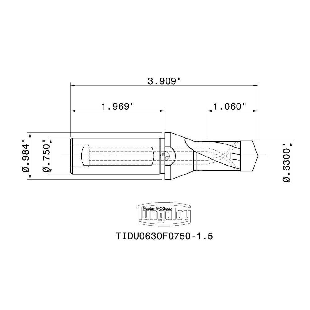 Tungaloy Indexable Boring Bar: A16Q-SVZBR11-D200, 20.00 mm Min Bore, Right Hand, 16.00 mm Shank Dia, 93 deg Lead, Steel (Shank) - 6849601