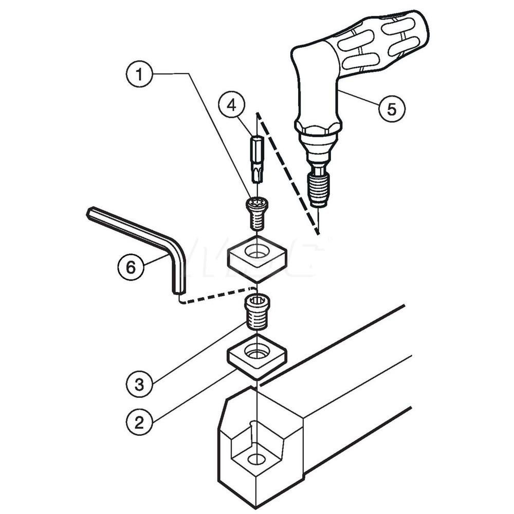 Sandvik Coromant Indexable Turning Toolholder: SVJBR103C-S, Screw - 5751847