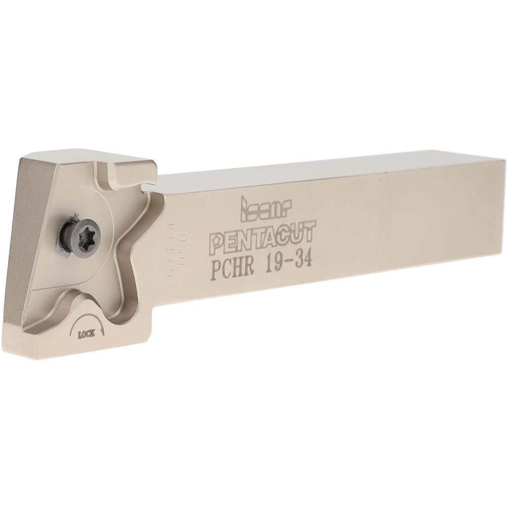 Iscar Indexable Grooving-Cutoff Toolholder: PCHR32-34, 1.5 to 4 mm Groove Width, 10 mm Max Depth of Cut, Right Hand - 2302214