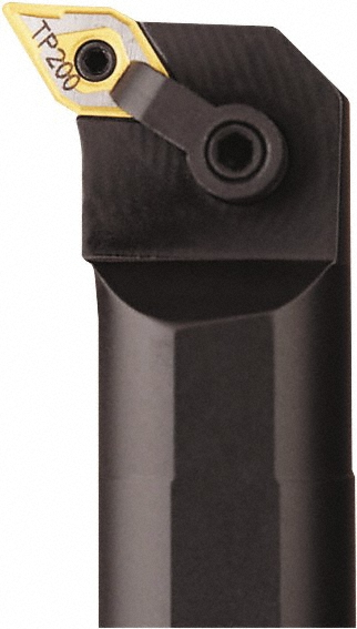 Seco Indexable Boring Bar: S16-MDUNR-3, 1.3000" Min Bore, Left Hand, 93 deg Lead, Steel - 75056416