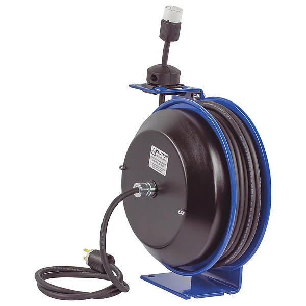 Coxreels 50 ft. 12/3 Retractable Cord Reel 20.0 Amps 1 Outlets 120VAC Voltage - EZ-PC13-5012-A