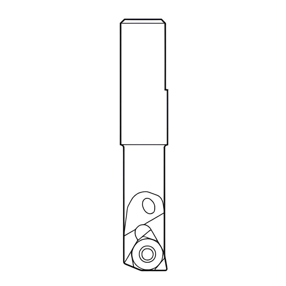 Seco Indexable Boring Bar: A762 201 CARBIDE, 5.99 mm Min Bore, 5.99 mm Shank Dia, 90 deg Lead, Solid Carbide - 02462591