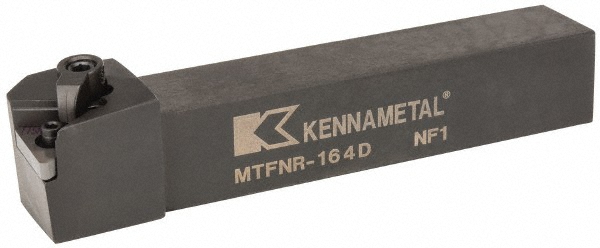 Hertel Indexable Turning Toolholder: MTFNR164D 1" SHANK, Clamp & Screw - 1000176