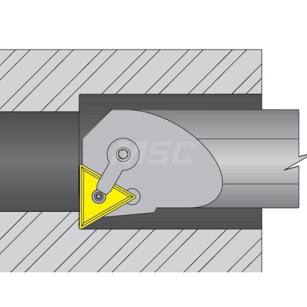 Hertel Indexable Turning Toolholder: MTFNR164D 1" SHANK, Clamp & Screw - 1000176