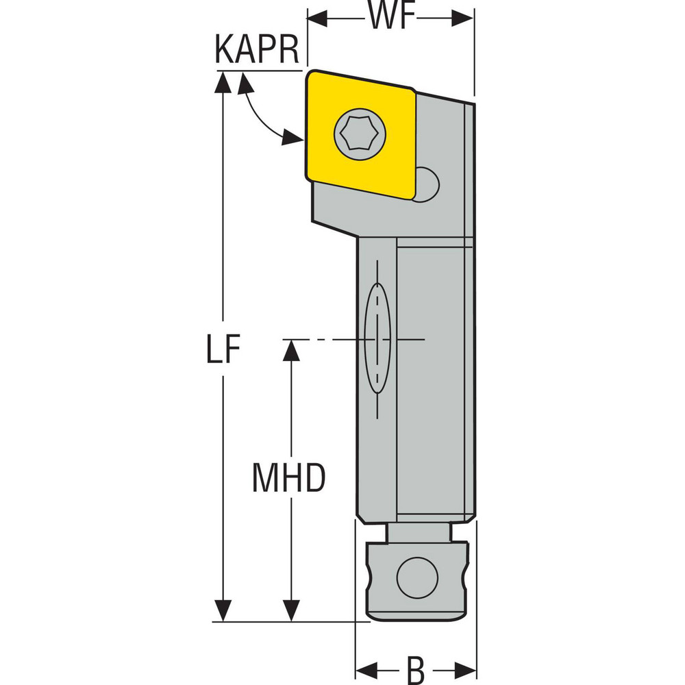 Seco Indexable Boring Cartridge: Series EPB Tooling, Left Hand - 00039871