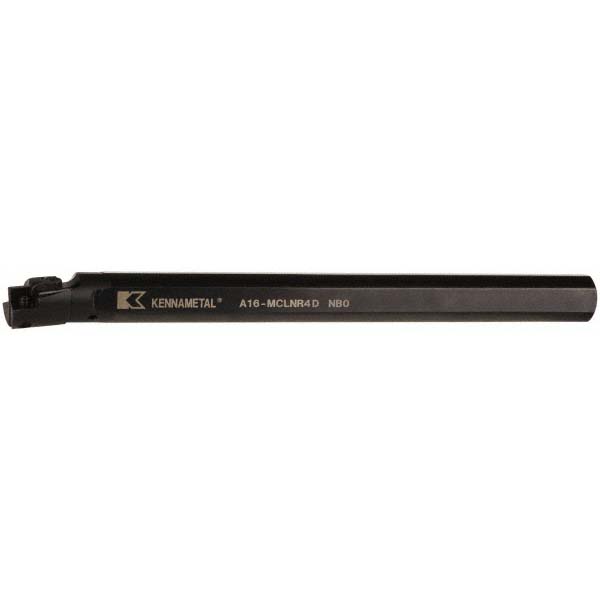 Kennametal Indexable Boring Bar: A16MCLNR4D KL SRS, 1.6250" Min Bore, Right Hand, -5 deg Lead, Steel - 1096369