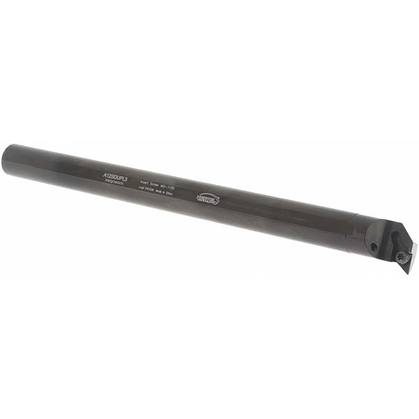 Ingersoll Cutting Tools Indexable Boring Bar: A12S-SXQNR-3.5, 0.9800" Min Bore, 100 deg Lead, Steel - 6213225