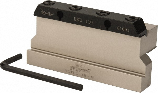 Seco Tool Block Style 150.10, 3/4" Blade Height, 4.531" OAL, Indexable Cutoff Blade Tool Block - 00048457