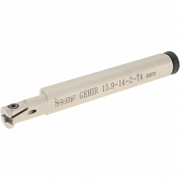Iscar Indexable Boring Bar: GEHIL15.9-20-2T8, 0.787" Min Bore Dia, Left Hand Cut, 5/8" Shank Dia, Steel - 2801783