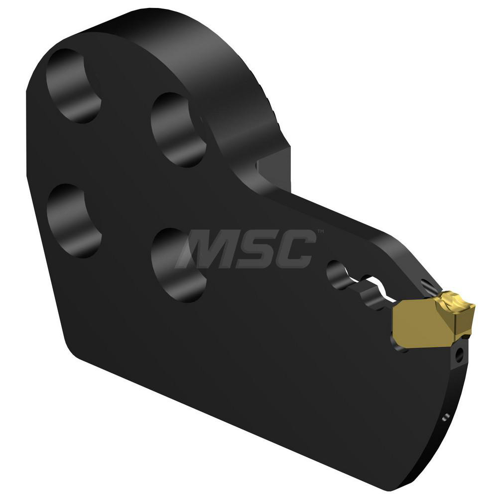 Sandvik Coromant Modular Grooving Head: Right Hand, Cutting Head, System Size 40, Uses QD Size G Inserts - 6427831
