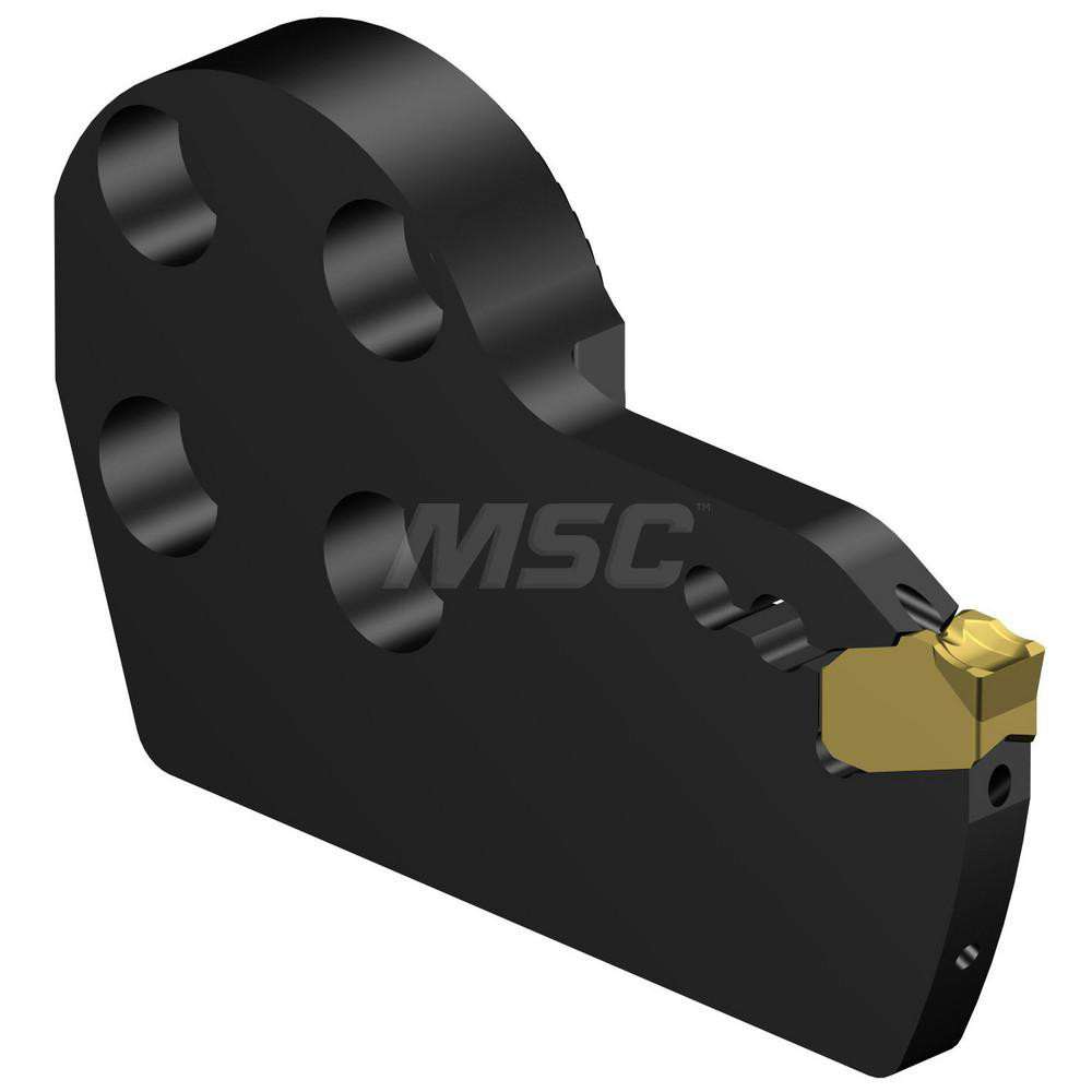 Sandvik Coromant Modular Grooving Head: Right Hand, Cutting Head, System Size 40, Uses QD Size G Inserts - 6427831