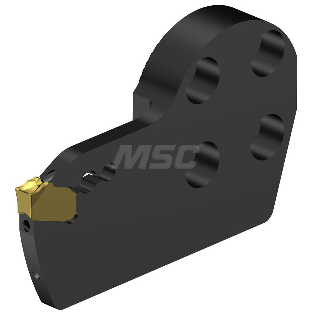 Sandvik Coromant Modular Grooving Head: Right Hand, Cutting Head, System Size 40, Uses QD Size G Inserts - 6427831